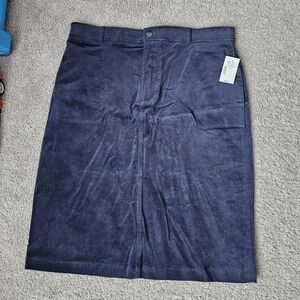 Ricki's Navy Corduroy Skirt